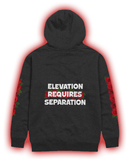 ELEVATION REQUIRES SPERATION *NEW* Hoodies (Black/White)