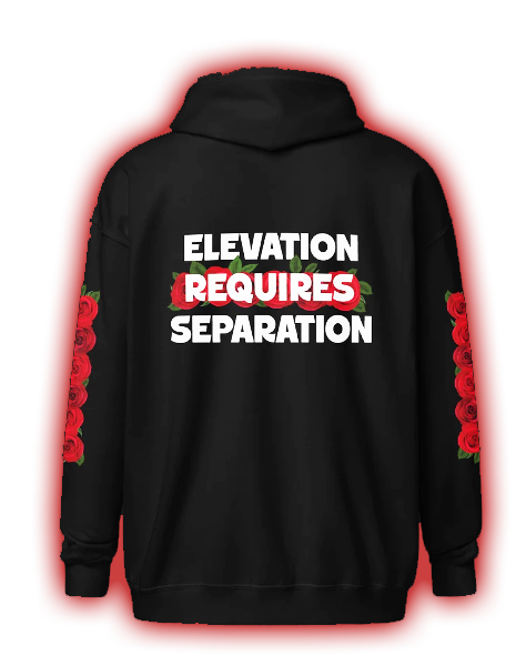ELEVATION REQUIRES SEPERATION Hoodie Black