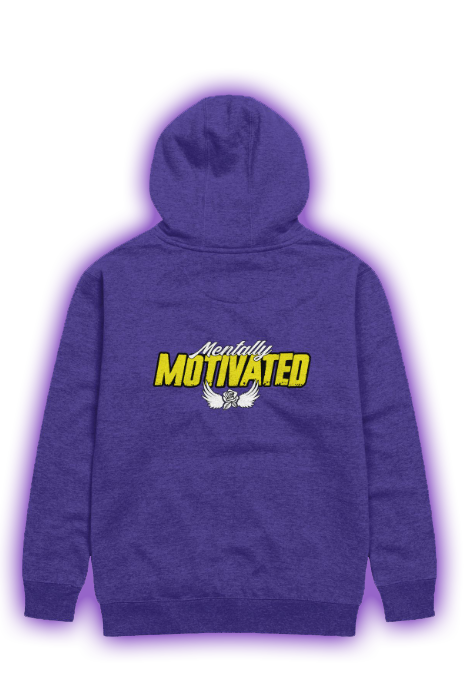 MENTALLY MOTIVATED Purple Hoodie